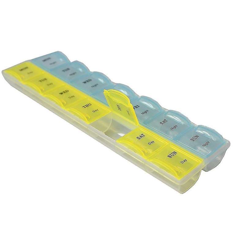 7 Day Weekly Tablet Pill Medicine Storage Organizer Container Case
