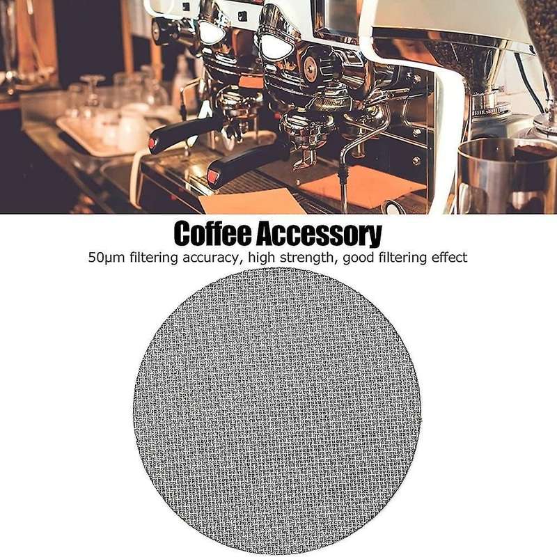 Coffee Filter Mesh, Reusable Coffee Puck Screen 53.5mm