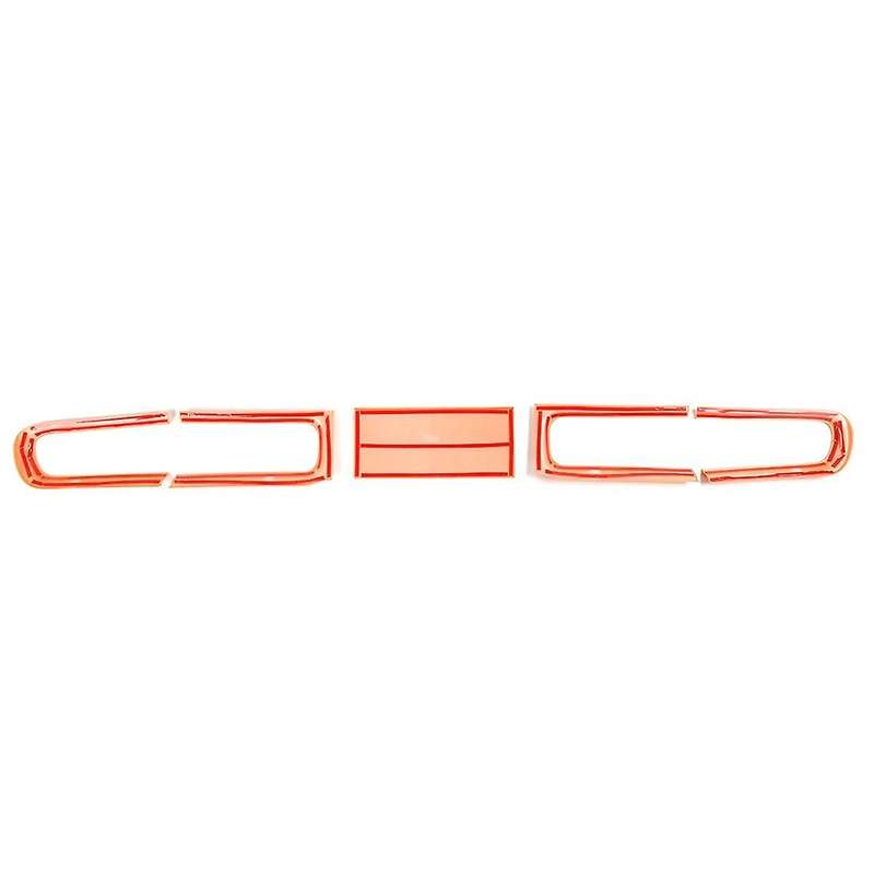 Tail Light Decor Sticker for Dodge Challenger 2015-2022 Orange