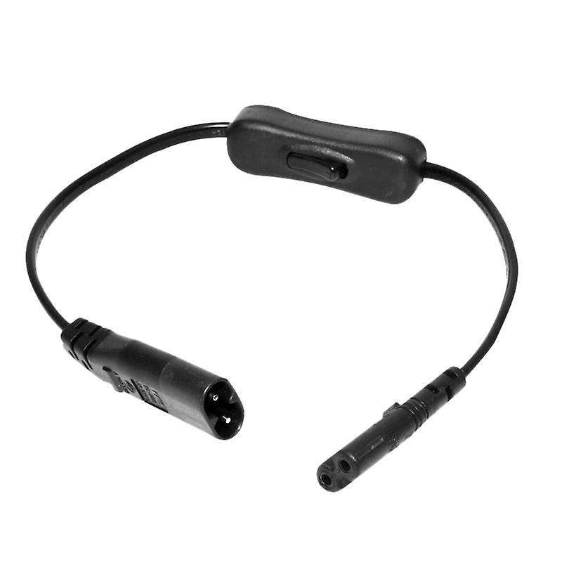 Iec320 C7 to C8 Power Adapter Extension Cord with Switch Control