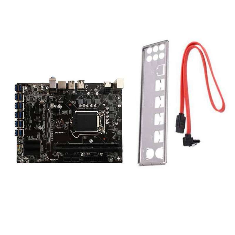 B250 Btc Mining Machine Motherboard Atx Lga1151 12 Graph Card Slot
