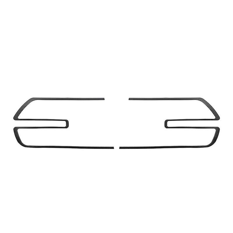 Carbon Fiber Car Front Hood Grille Strip for Dodge Ram 1500 2018-2022