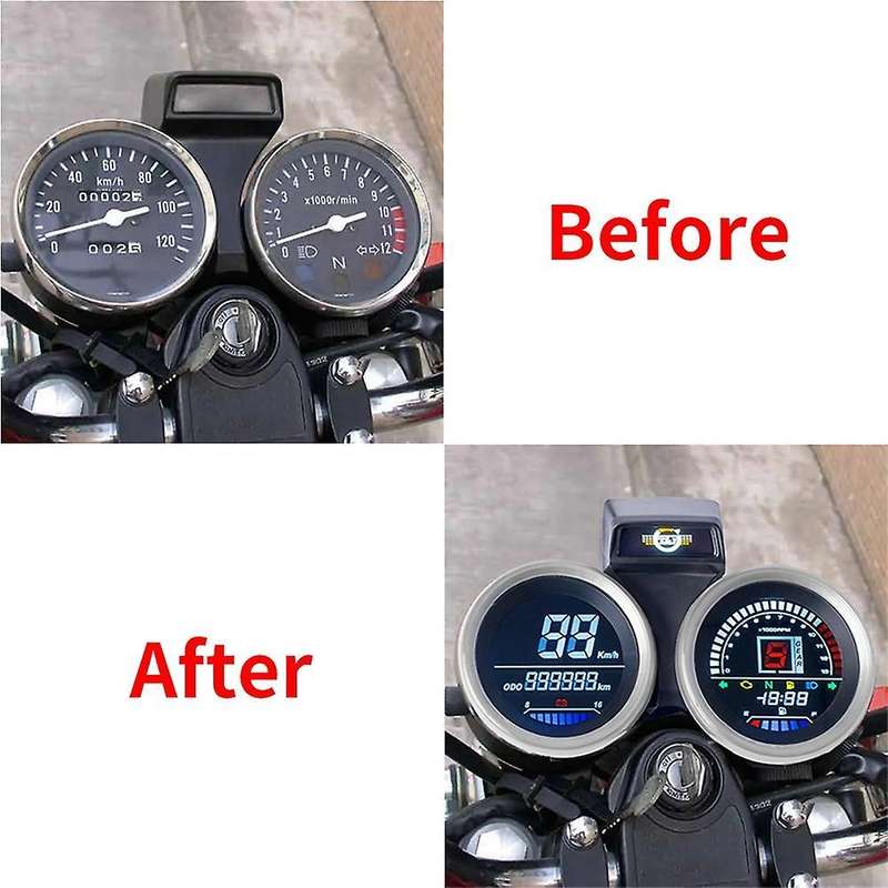 Digital Meter Assembly for Suzuki Gn 125 Speedometer Odometer Gauge