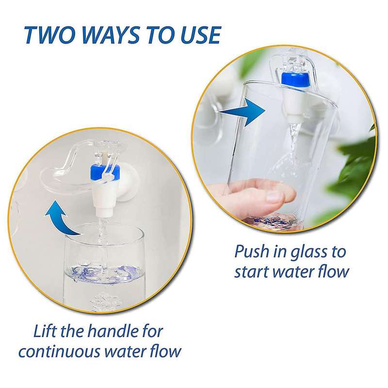 Water Dispenser Faucet - Cold and Hot Water Spigot Blue and Red Pack
