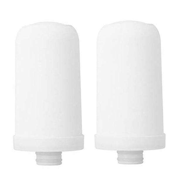 2pcs Ceramic Filter Tap Water Filter Kitchen Faucet Purifier for Home