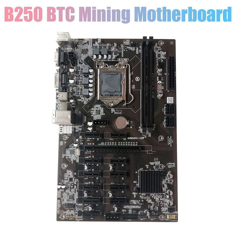 B250 Btc Miner Motherboard 12xgraphics Card Slot for Btc Miner Mining