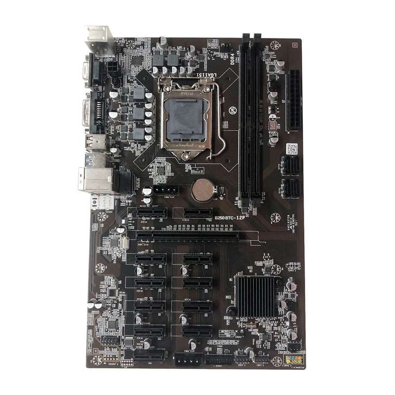 B250 Btc Miner Motherboard 12xgraphics Card Slot for Btc Miner Mining