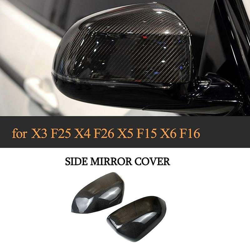 Real Carbon Fiber for Bmw X3 F25 X4 F26 X5 F15 Rearview Mirror Cover