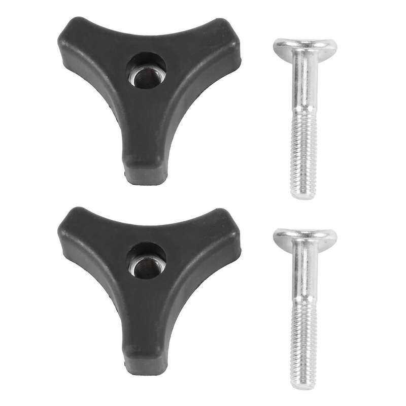 2x Black Plastic Handle Knob Nut Screw for Honda Lawn Mower Machine