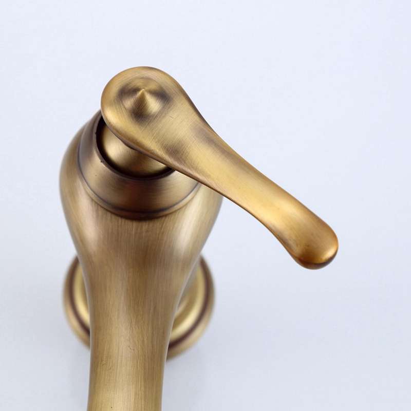 Faucet Antique Brass Mixer Solid Copper Luxury Europe Style Tap Taps