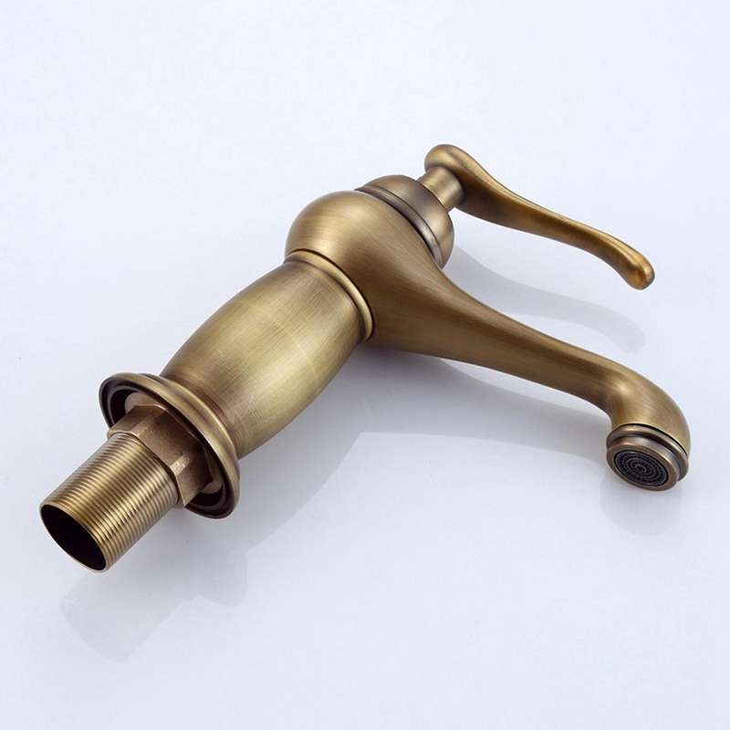 Faucet Antique Brass Mixer Solid Copper Luxury Europe Style Tap Taps