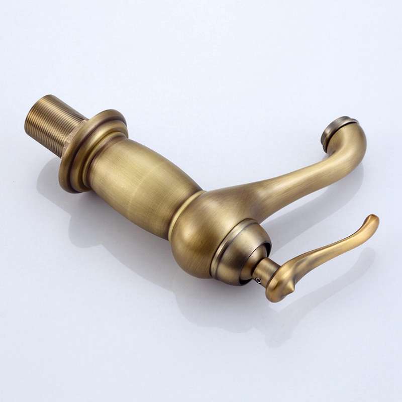 Faucet Antique Brass Mixer Solid Copper Luxury Europe Style Tap Taps