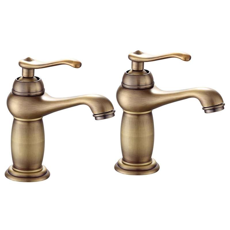 Faucet Antique Brass Mixer Solid Copper Luxury Europe Style Tap Taps