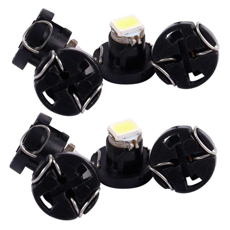 4pcs T3 White 1210 3528 Smd Led Dashboard Dash Light Lamp Bulb