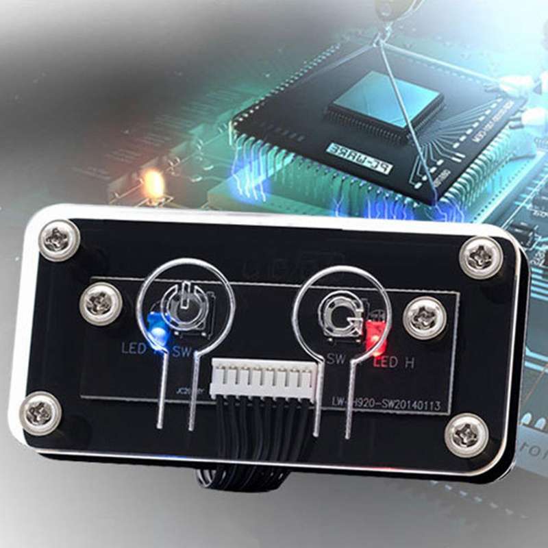 Desktop Computer External Power Switch Power Button+restart Button