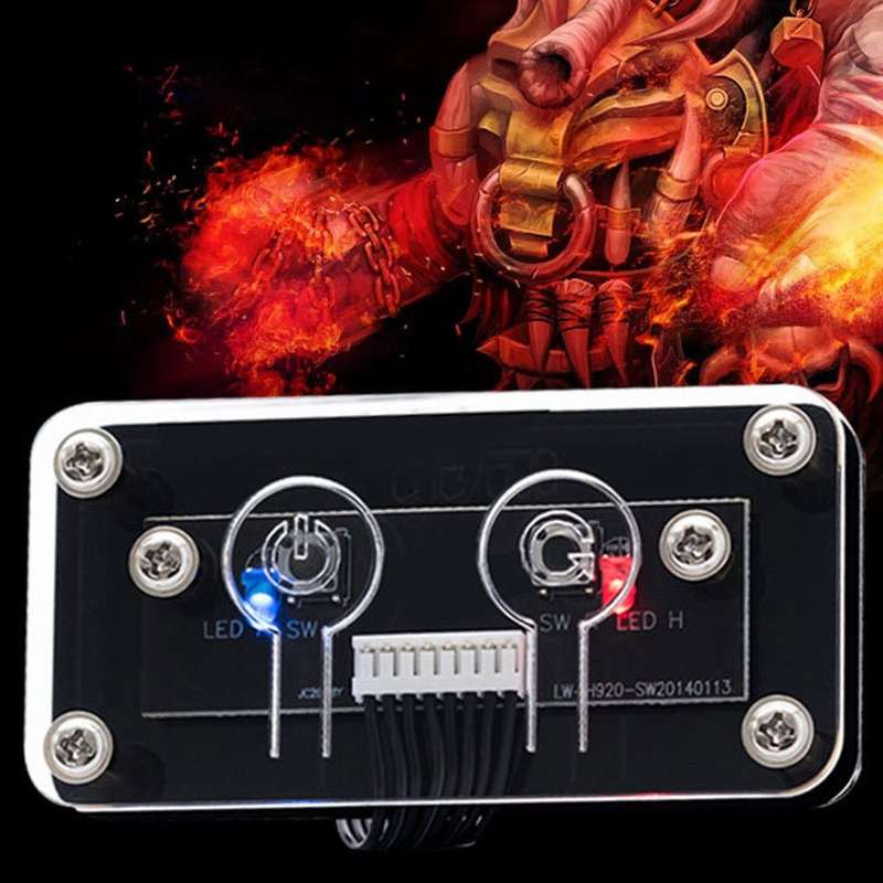 Desktop Computer External Power Switch Power Button+restart Button