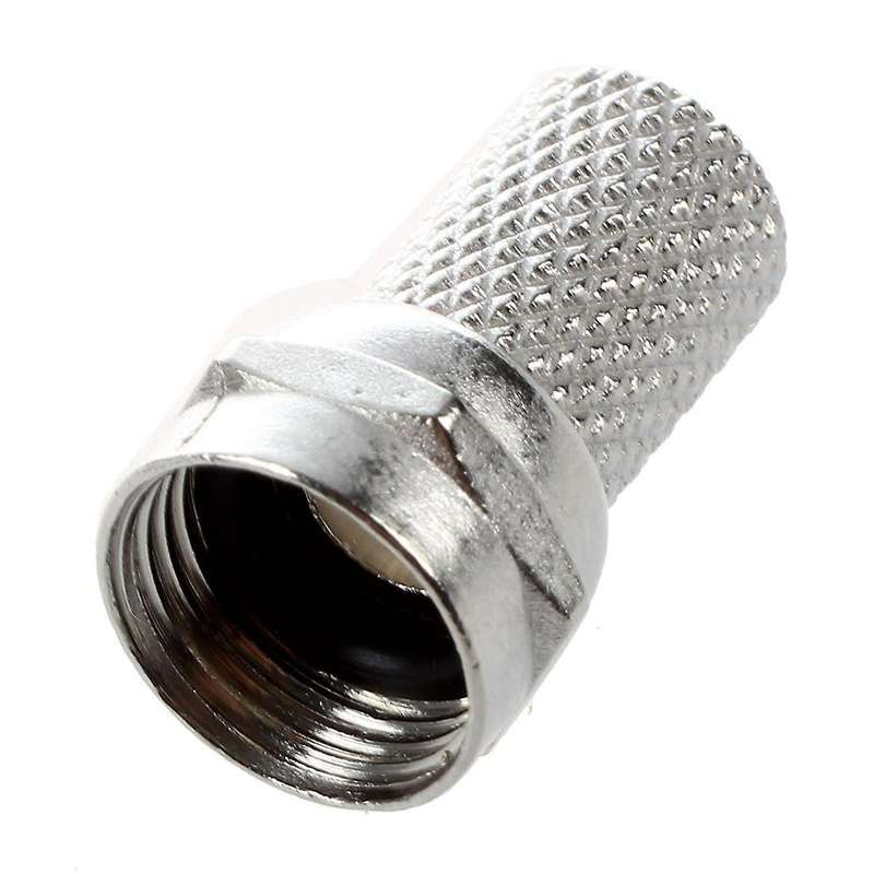 Twist-on Rg6 Rg-6 F Tv Connector No Crimping Pack Of 10