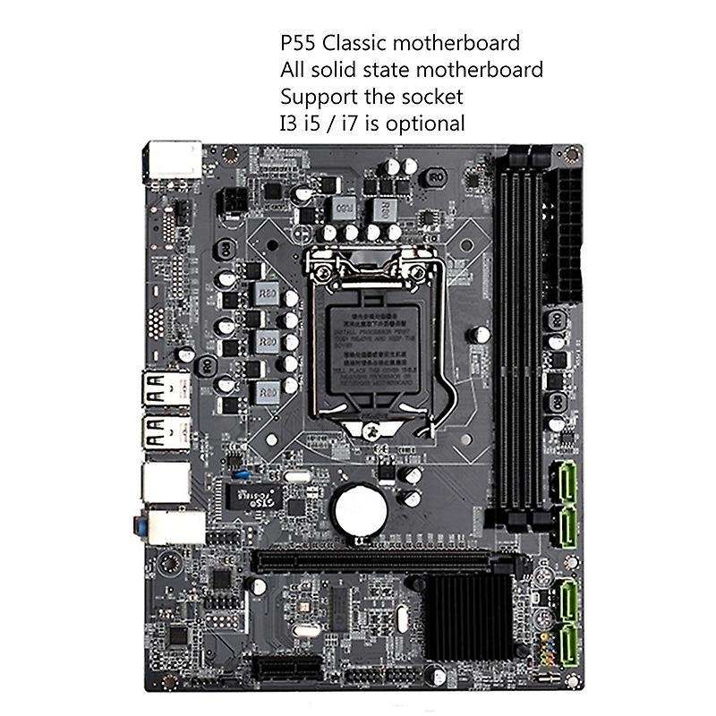 P55 Computer Motherboard Lga 1156 Home Office Desktop Motherboard