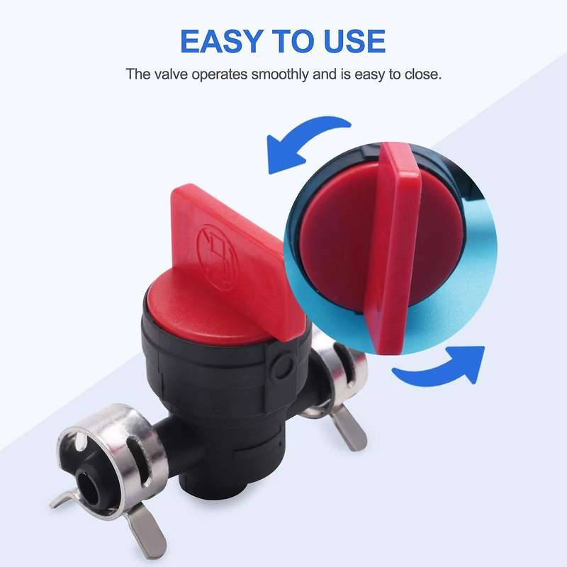 3pcs/set Fuel Gas Tank Shut Off Valves Filters Clamps Part