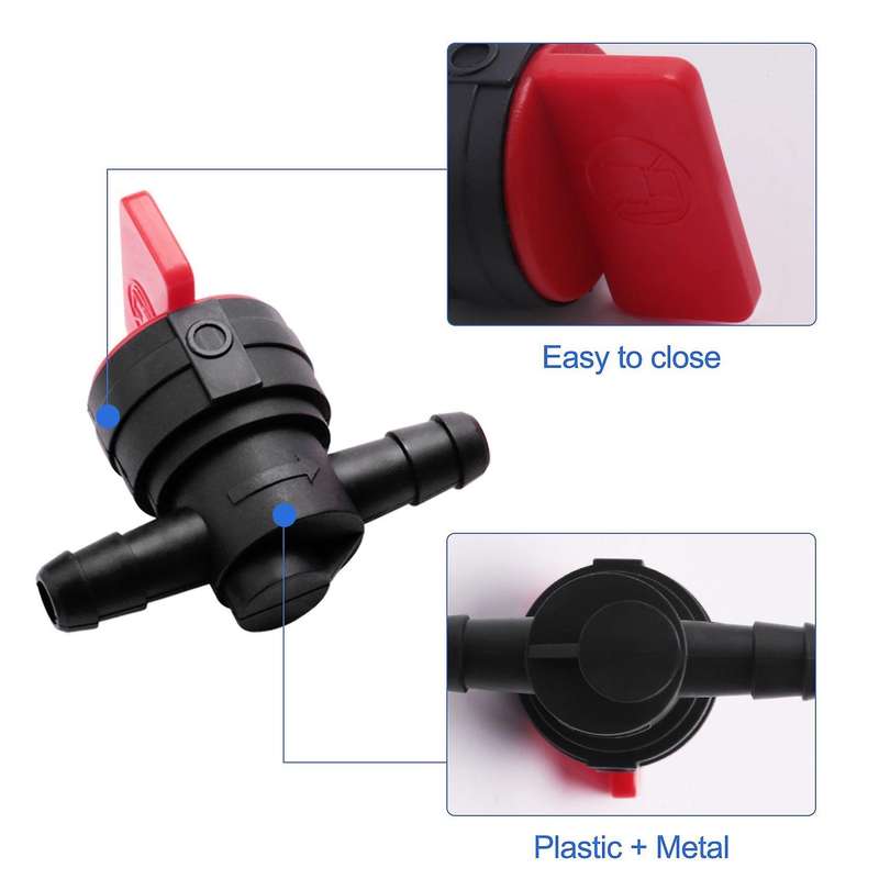 3pcs/set Fuel Gas Tank Shut Off Valves Filters Clamps Part