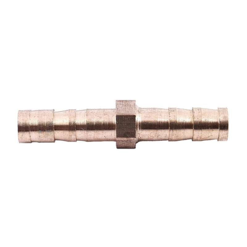 10 Pcs Gold Tone Brass Straight Hose Connector Joiner