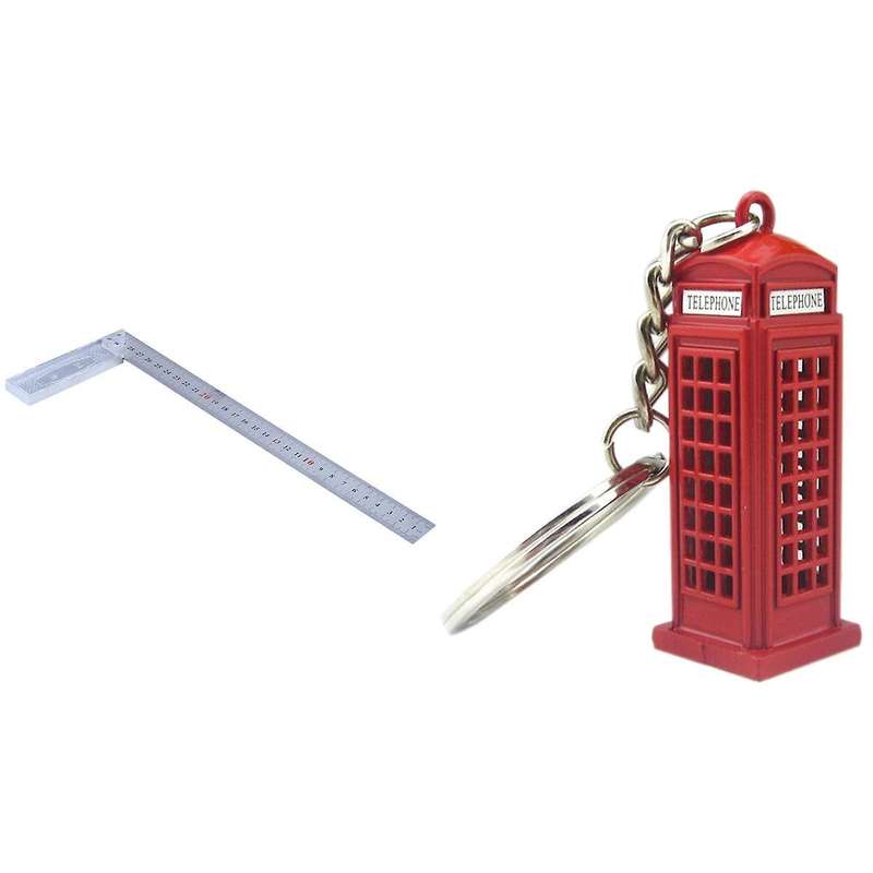 30cm Aluminum Handle Scale Right Measuring Angle Square Ruler