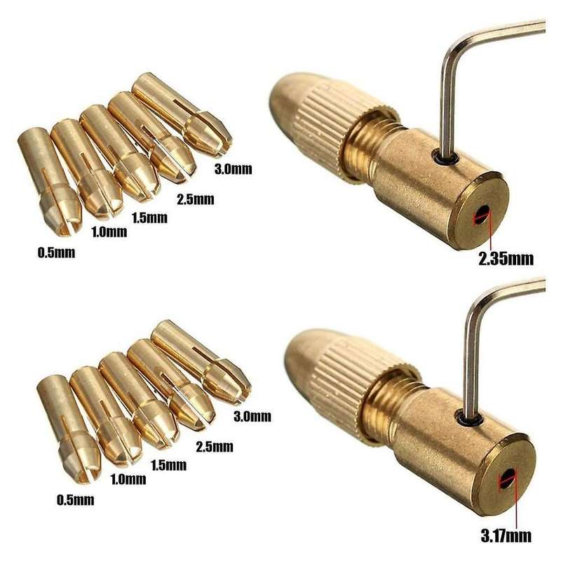 0.5-3mm Electric Micro-torque Drill Chuck Set (hexagonal Wrench)