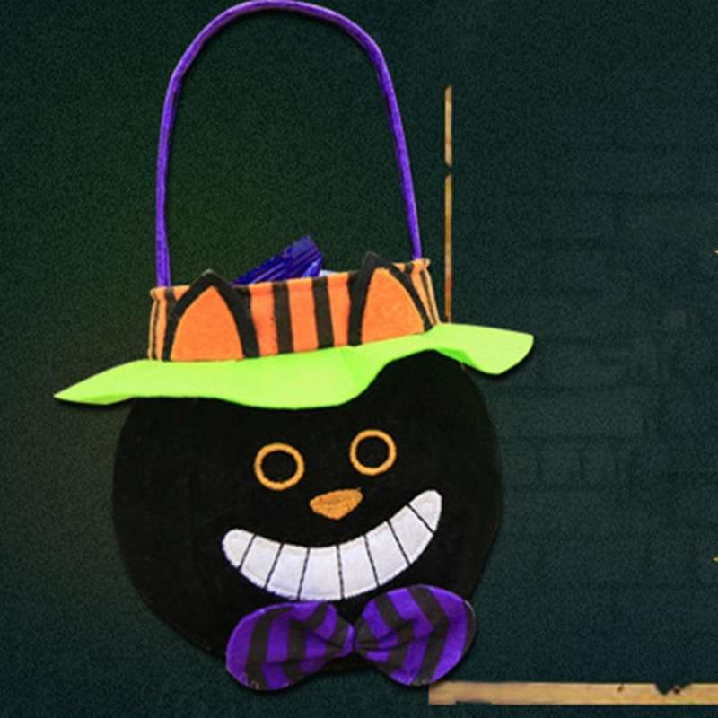 Halloween Decorations Children's Begging Candy Gift Bag Black Cat