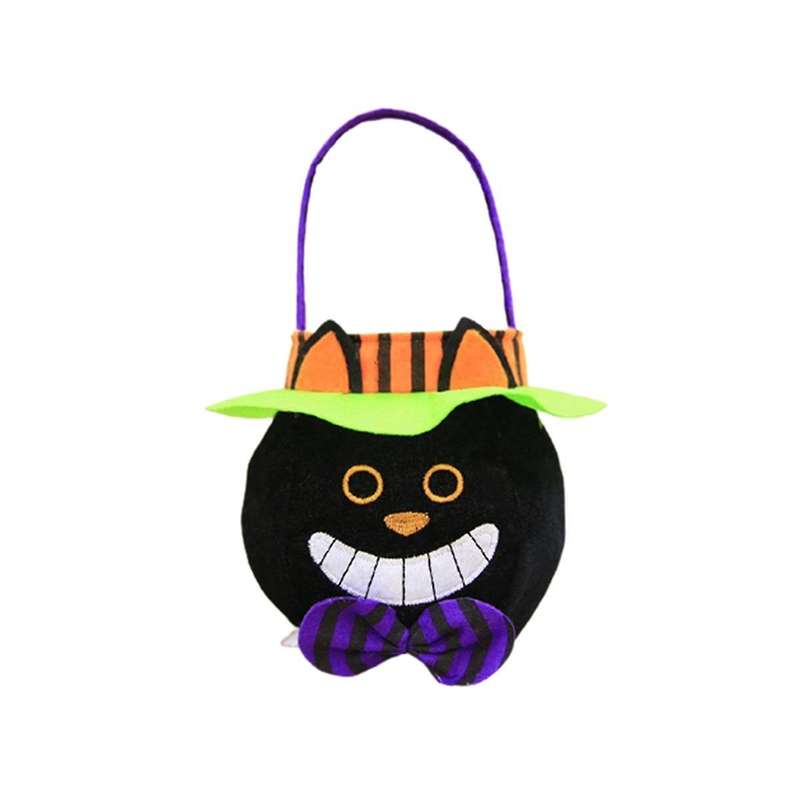 Halloween Decorations Children's Begging Candy Gift Bag Black Cat