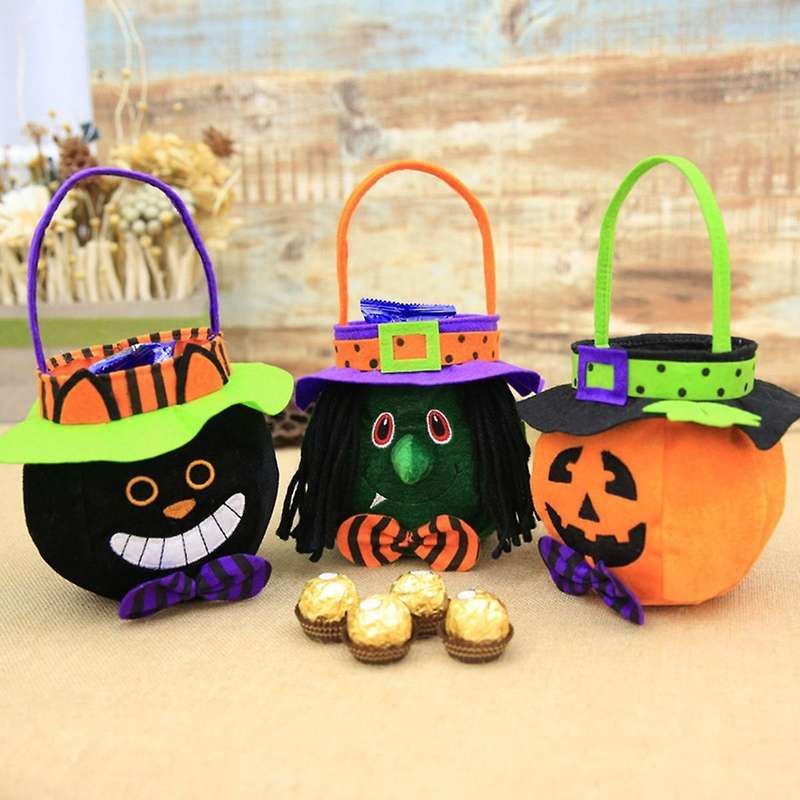 Halloween Decorations Children's Begging Candy Gift Bag Black Cat