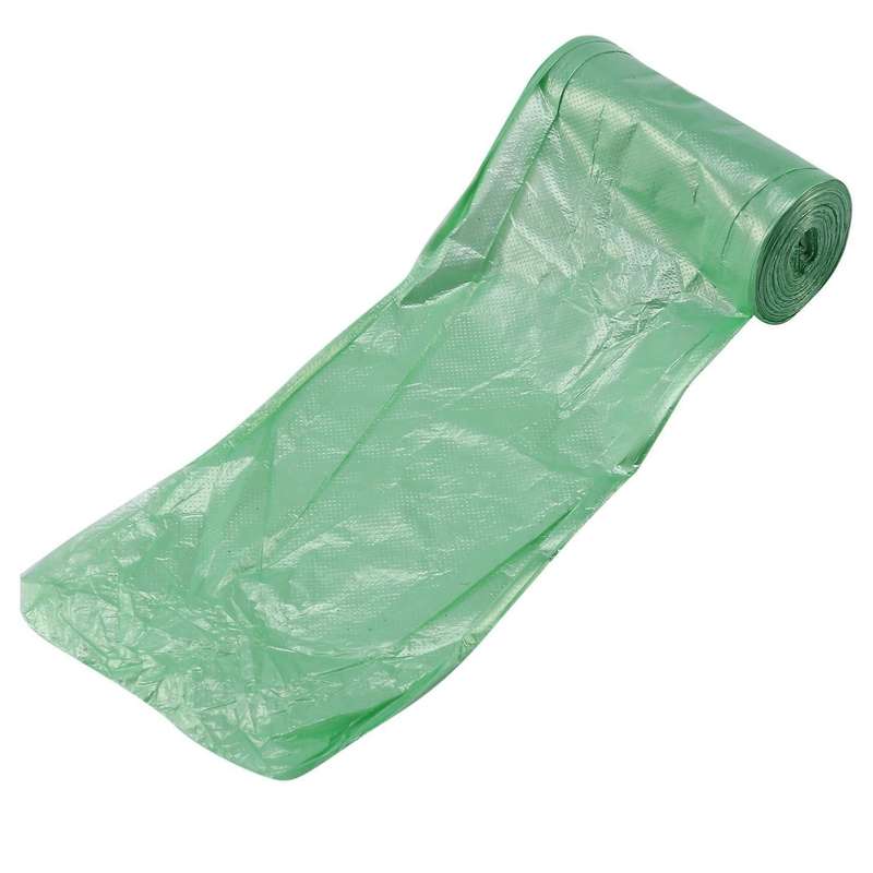2 Rolls 50 X 46 Cm Garbage Bags Single Color Thick Plastic Bag Green