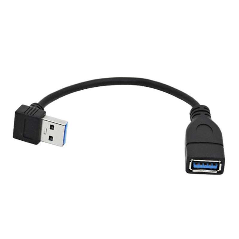 Usb 3.0 Angle 90 Degree Extension Cable Male to Female Adapter Down