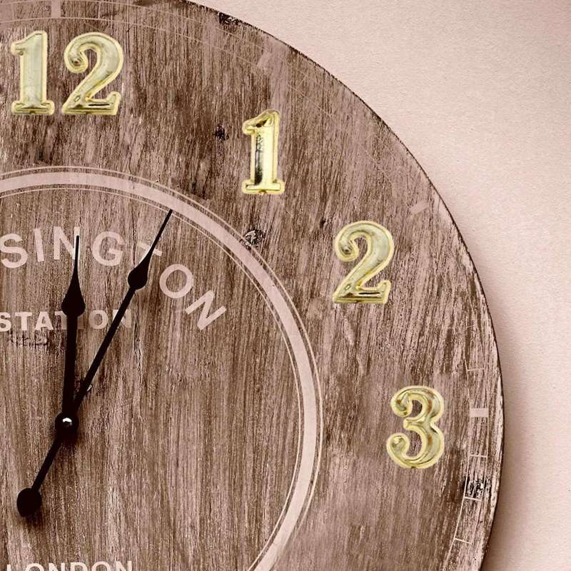 6pcs Diy Clock Numerals Kit Arabic Number and Roman Number 3 Colors
