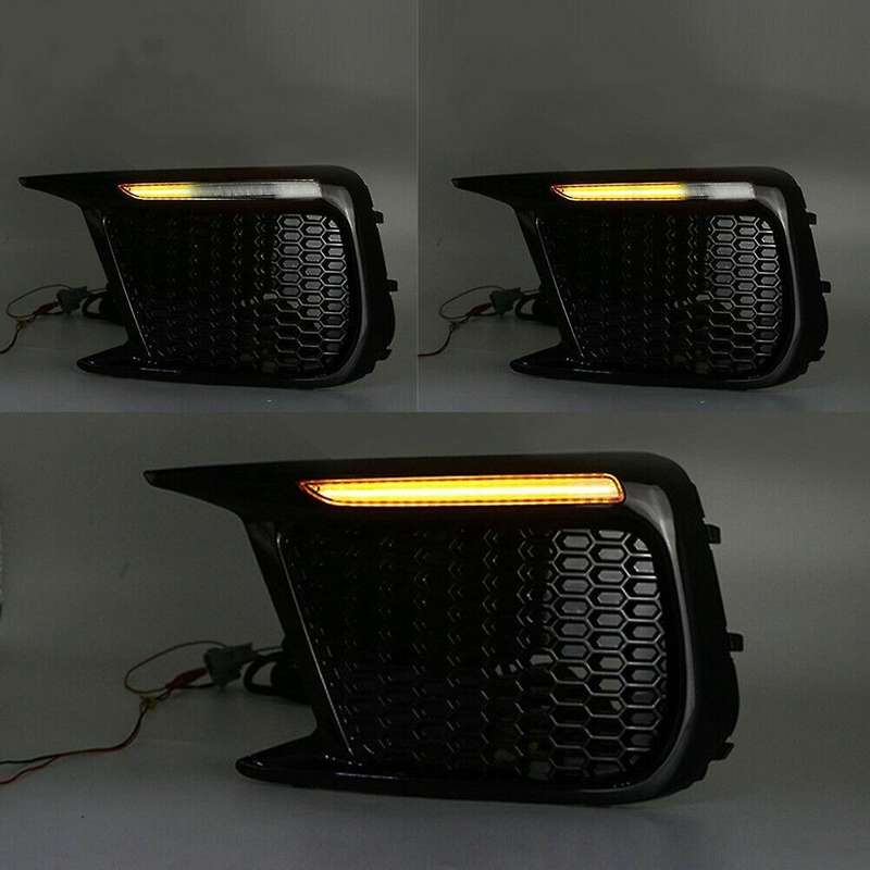 White Led Drl Daytime Running Light + Fog Lamp for Subaru Wrx Sti