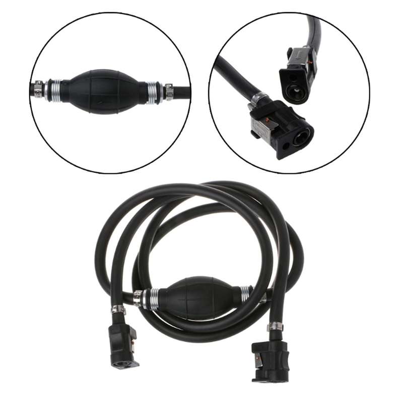 Fuel Line Hose Outboard Boat Engine Petrol Tank Connectors Kit
