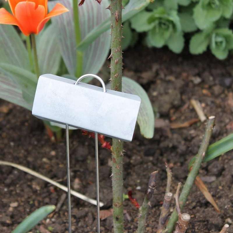 25 Packs Of Metal Plant Labels, Garden Flower Potted Plant Signs