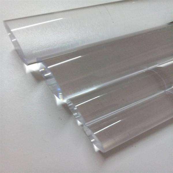3mmx250mm Round Shape Solid Acrylic Rod Pmma Extruded Bar Clear 2pcs