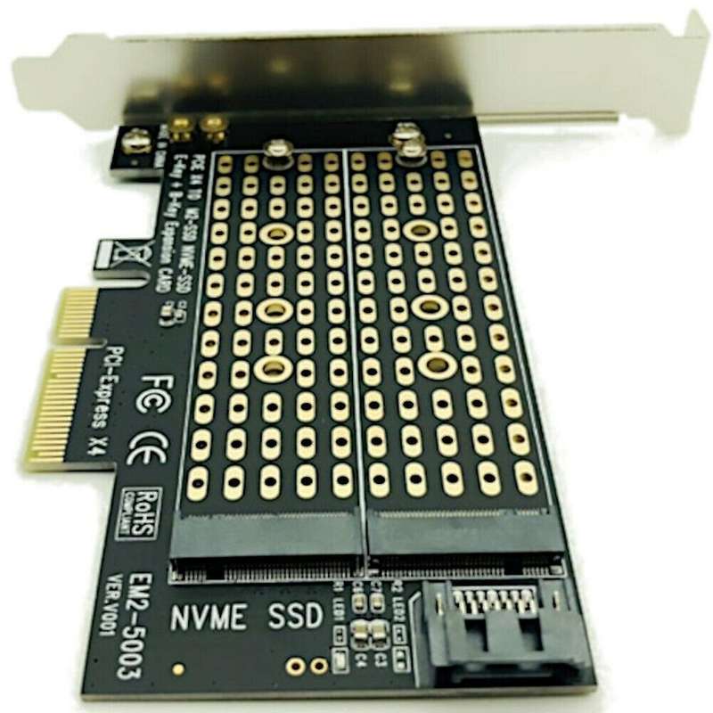 Pcie to M2/m.2 Adapter M.2 Ngff to Desktop Pcie X4 Adapter Card
