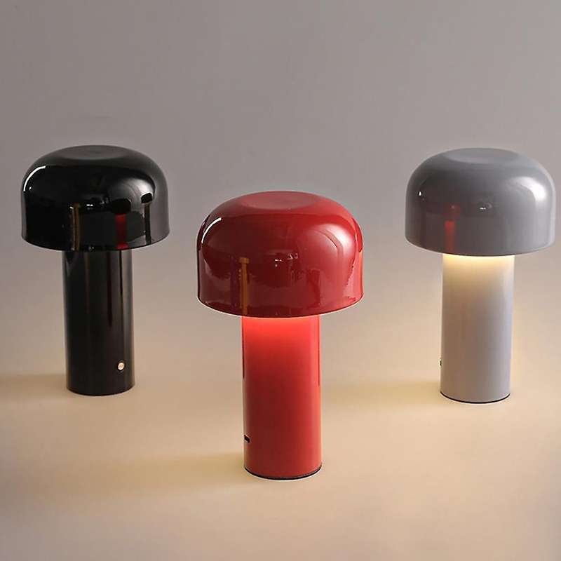 Portable Led Table Lamp Mushroom Lamp Wireless Touch Night Light A