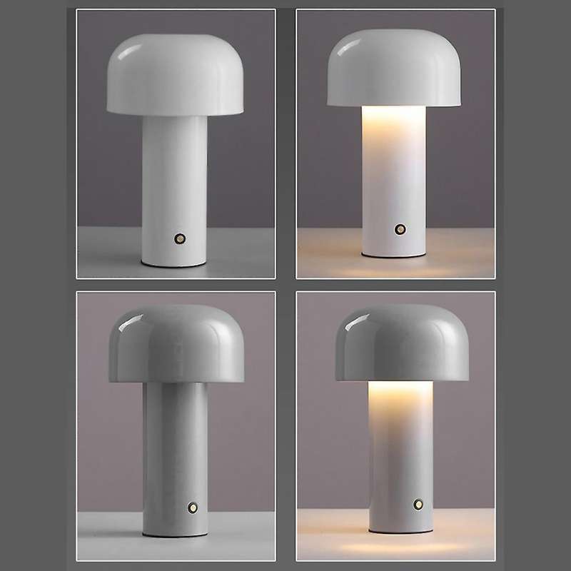 Portable Led Table Lamp Mushroom Lamp Wireless Touch Night Light A
