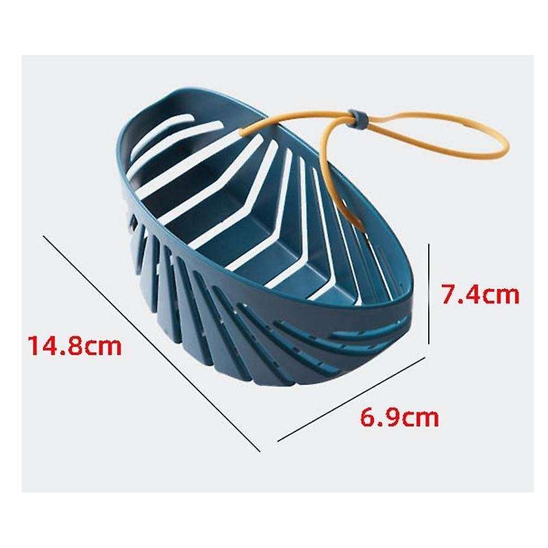 Kitchen Dish Cloth Sponge Storage Bag Sink Holder Bath Tool with Rope