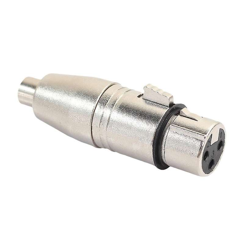 2pcs Xlr to Rca Adapter, Rca Female to Xlr Female Adapter Jack Plug