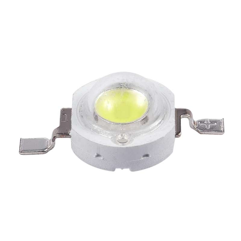 20 Pcs High Power 2 Pin 3w White Led Bead Emitters 170-190lm 6000k