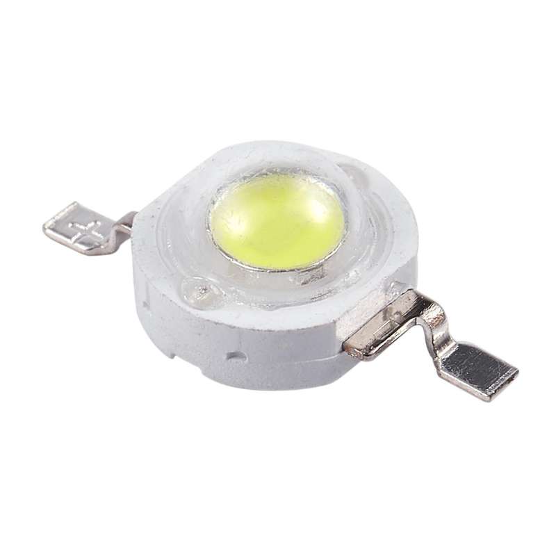 20 Pcs High Power 2 Pin 3w White Led Bead Emitters 170-190lm 6000k