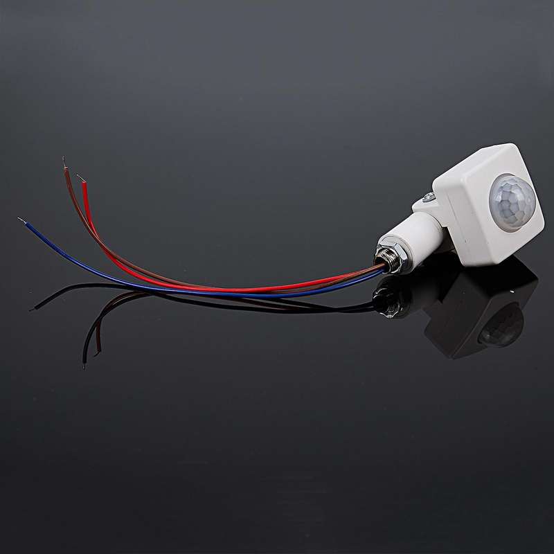 Automatic Pir 85-265v Security Pir Infrared Motion Sensor 10m White
