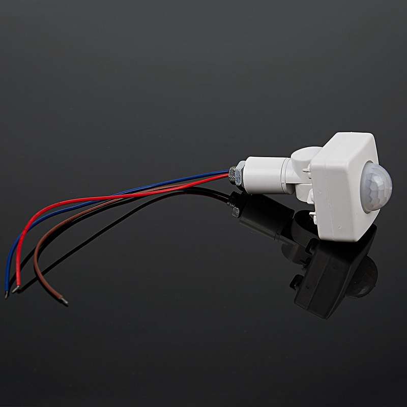 Automatic Pir 85-265v Security Pir Infrared Motion Sensor 10m White