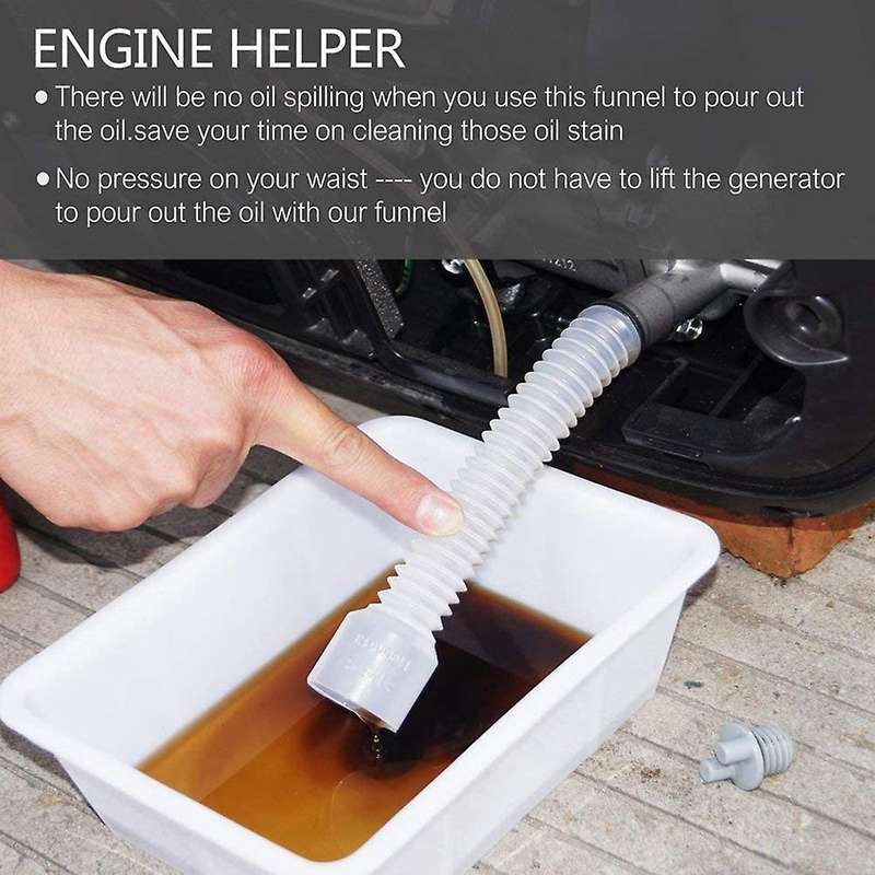Portable Inverter Generator Oil Change Funnel for Wen Generator