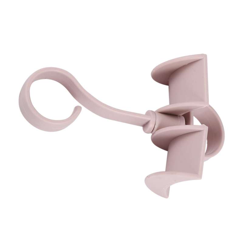 2x Rotating Storage Rack Bag Hanger Clothes Plastic Rack Tie Pink