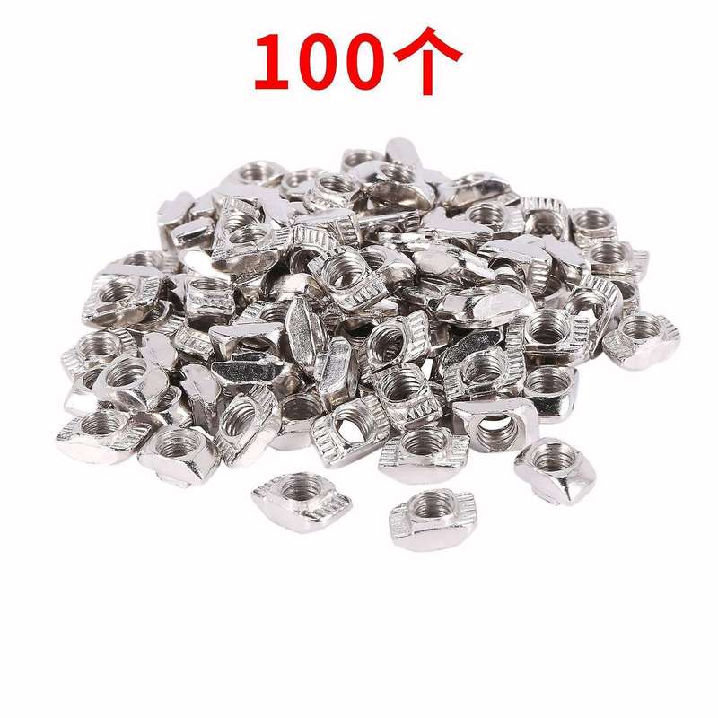 100pcs M5x10x6 for 20/30 Series Slot T-nut Sliding