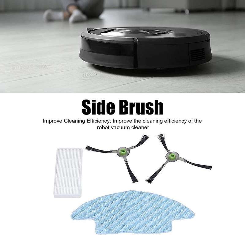 Mop Cloths Side Brush Filter for Lefant M210 M210s Vacuum Cleaner